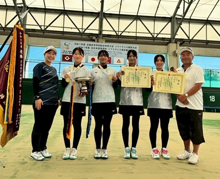 東北高校女子インターハイの表彰式