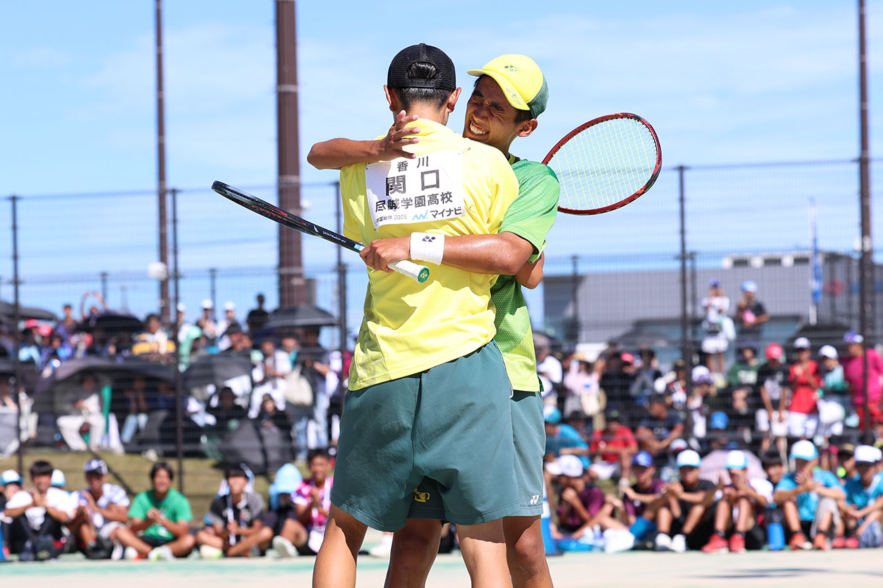 関口選手インターハイ優勝の瞬間