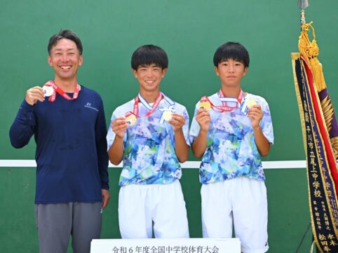 ソフトテニス　野田選手の写真