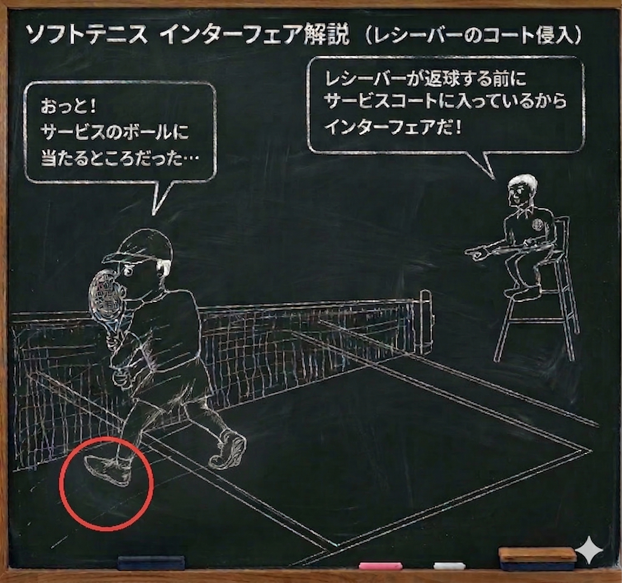 インターフェアの判定基準