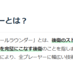 ソフトテニスオールラウンダーの解説画像