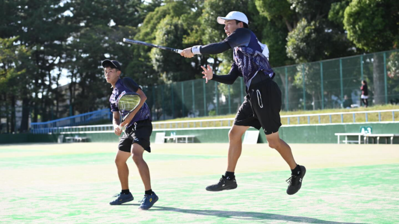 中村岡田ペアのプレー映像