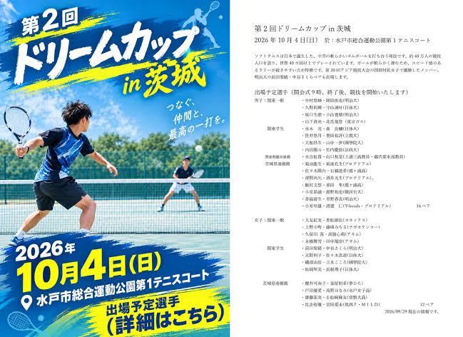 第2回ドリームカップのポスター